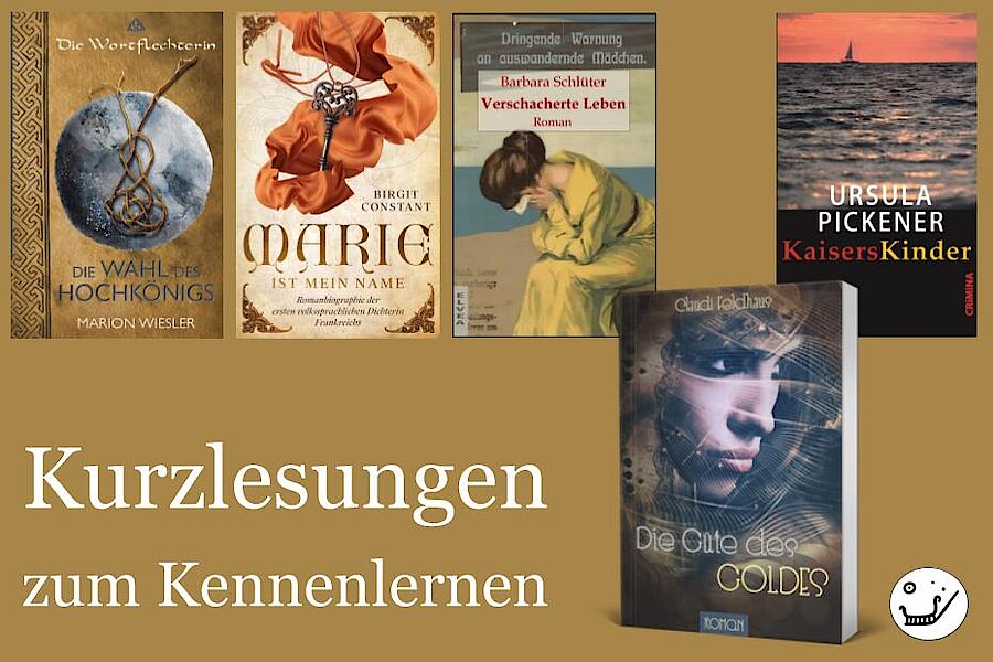 Collage Buchcover der Kurzlesungen