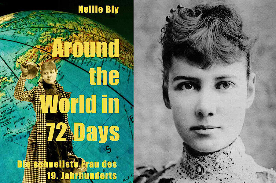 Buchcover und Foto von Nellie Bly