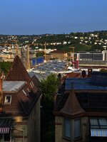 Blick auf den zukünftigen Bahnhof Stuttgart 21